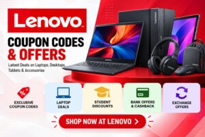 Lenovo Coupon Codes and Offers Banner Freemalamaal