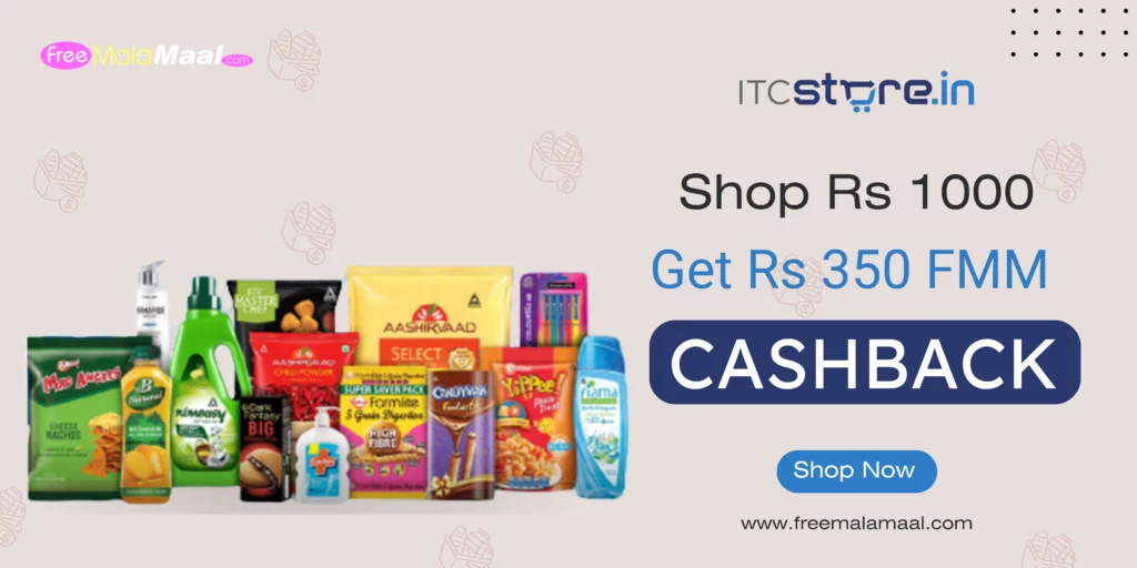 ITC Store cashback offer
