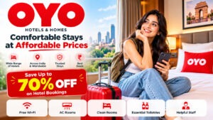 OYO Comfortable Stays Travel Banner Freemalamaal
