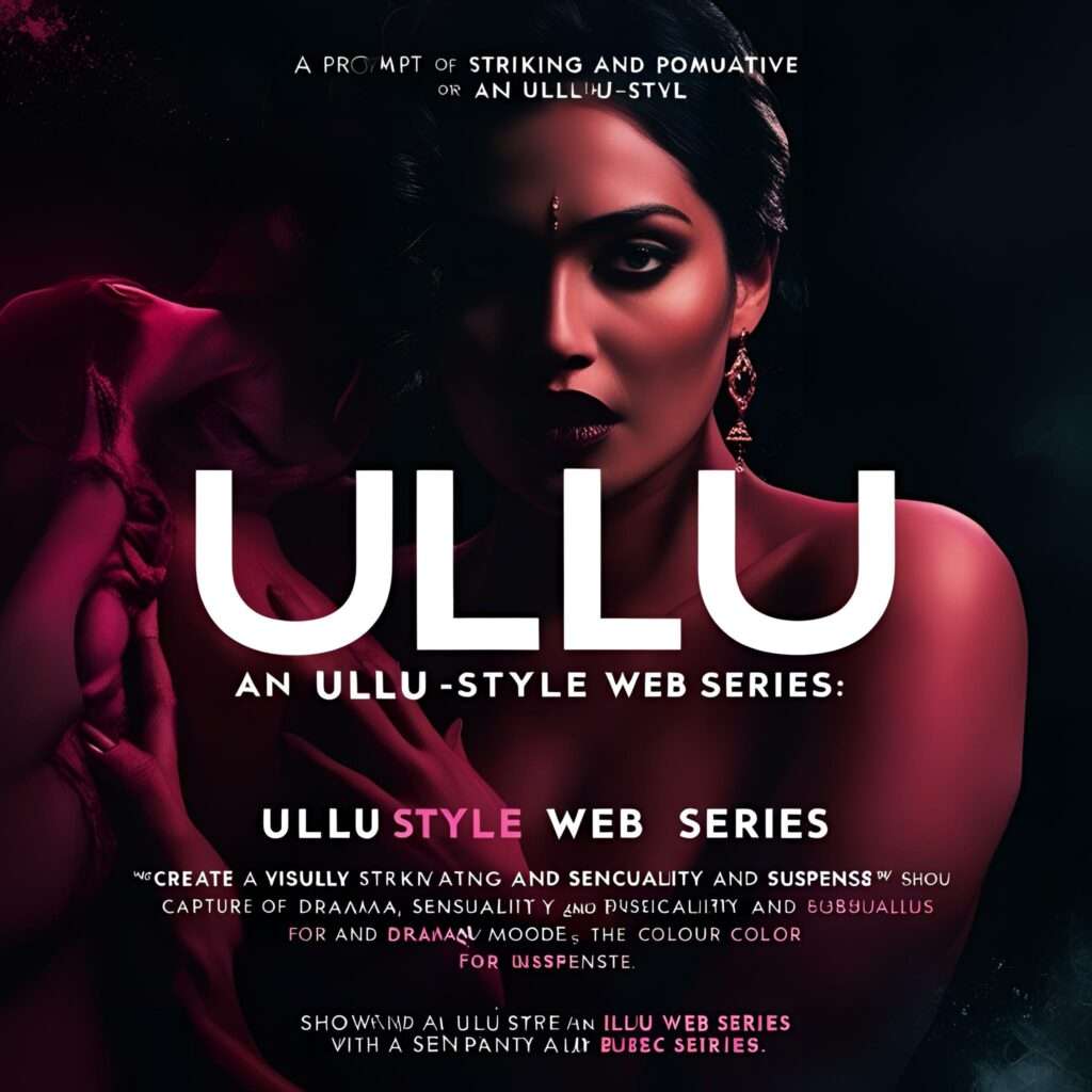 Prompt for Generating an Image for an Ullu Web Series Create a visually striking and provocative poster image for an Ullu style web series. The image should capture the essence of drama sensualit 1 Freemalamaal