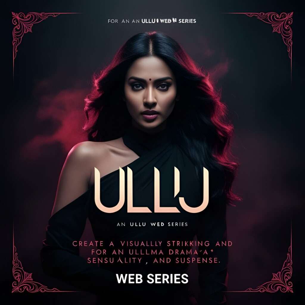 Prompt for Generating an Image for an Ullu Web Series Create a visually striking and provocative poster image for an Ullu style web series. The image should capture the essence of drama sensuality a Freemalamaal