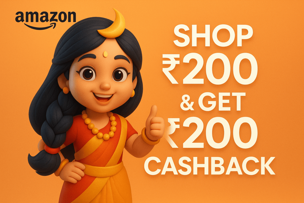 Amazon ₹200 Cashback Offer