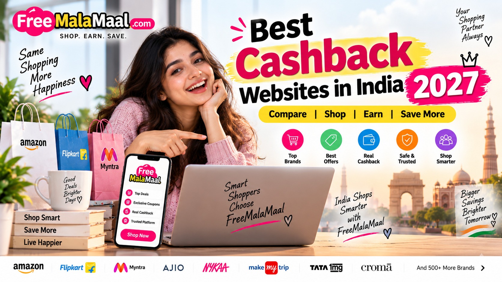 Best Cashback Websites in India 2027: Top Cashback Sites & Apps