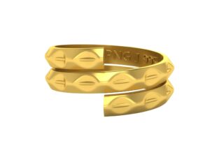 PNG Jewellers 2 gm Vedhani Gold Ring 24 kt