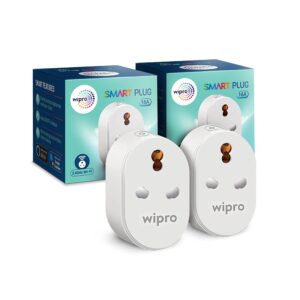 Wipro 16A Wi-Fi Smart Plug with Energy Monitoring- Suitable for Large…