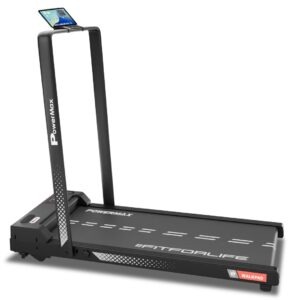 PowerMax Fitness Walkpad 3HP Compact Motorized Treadmill for Home