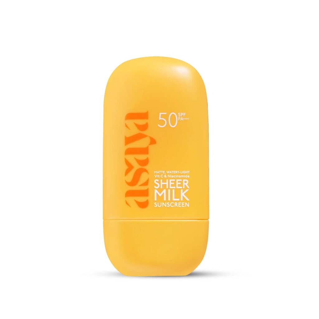 Asaya Sheer Milk Sunscreen SPF 50 PA