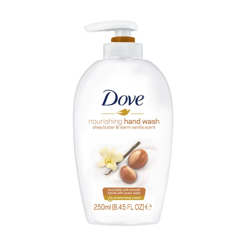 Dove Shea Butter and Vanilla Hand Wash, 250 milliliters Dove Shea Butter and Vanilla Hand Wash, 250 milliliters