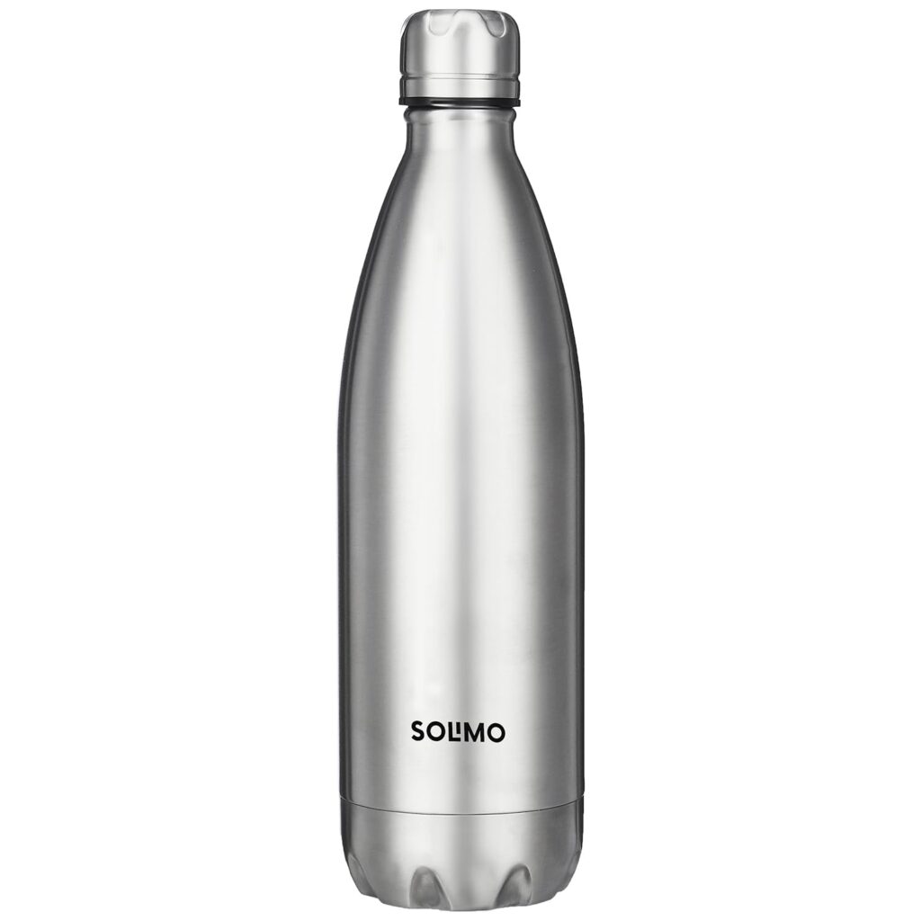 Amazon Brand – Solimo Stainless Steel Insulated Cola Bottle (1000ml)