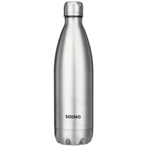 Amazon Brand – Solimo Stainless Steel Insulated Cola Bottle (1000ml)