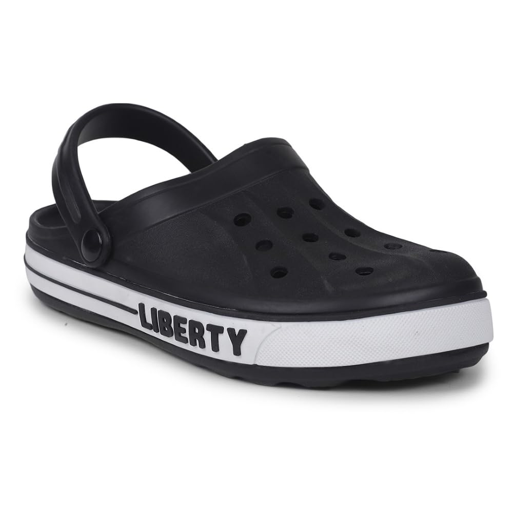 Liberty A-HA Black & Blue Slippers for Men – Home-Wear