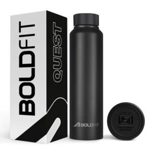 Boldfit Water Bottles Stainless Steel Water Bottle 1 Litre Steel