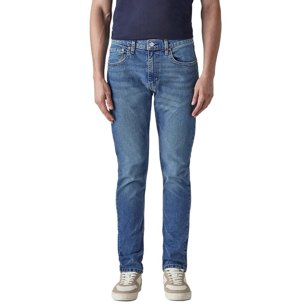 Levi’s Men’s 512 Dark Indigo Slim Tapered Fit Mid Rise Jeans