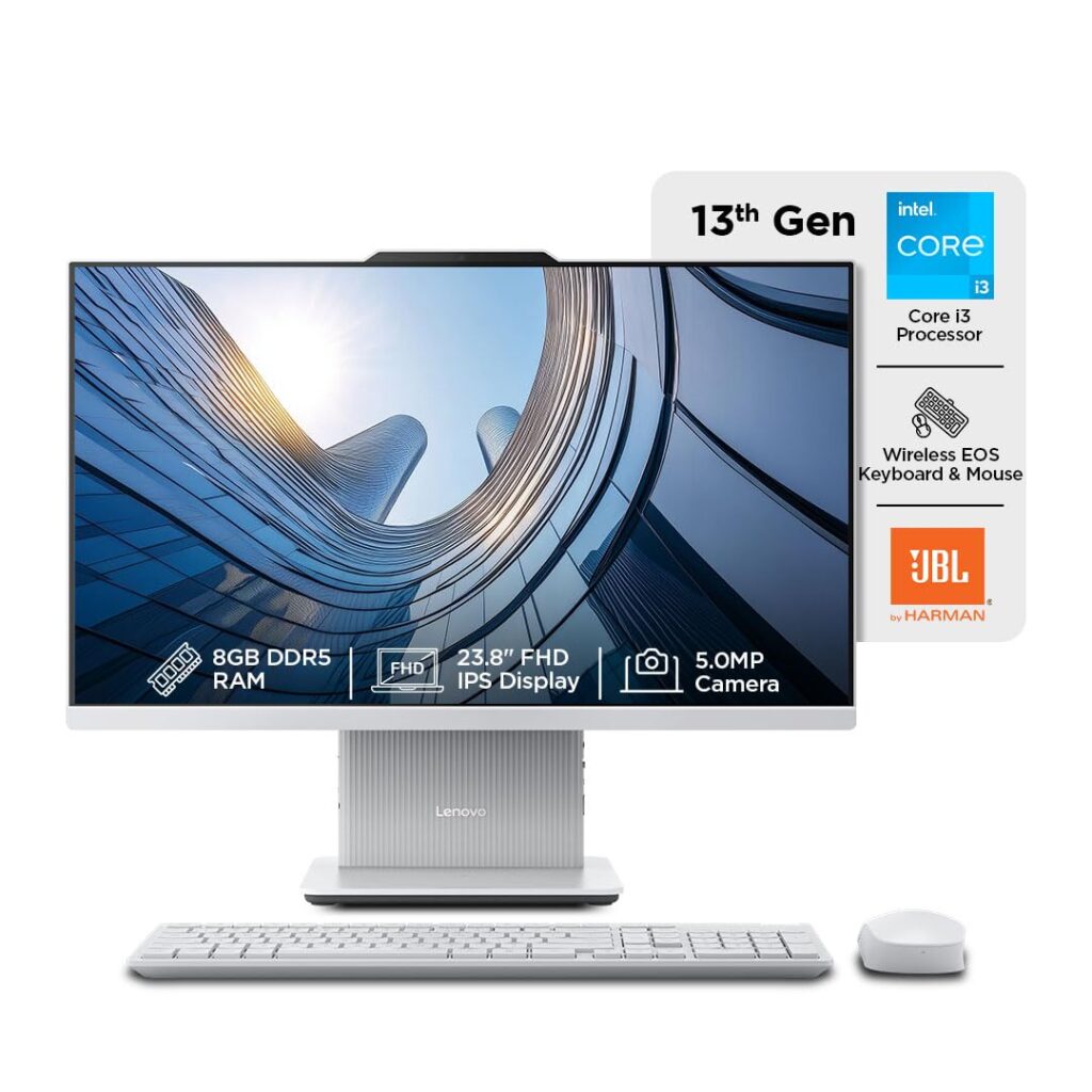 Lenovo IdeaCentre AIO Intel Core i3-1315U 24″ FHD IPS