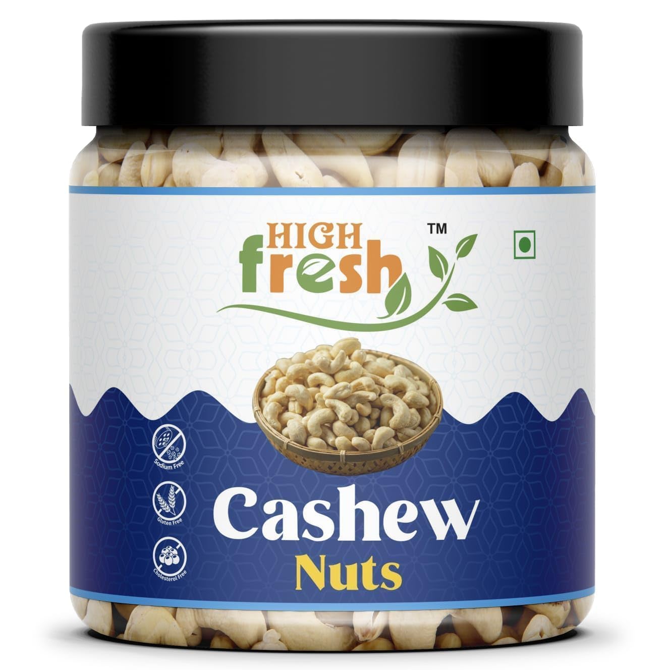 HighFresh Pure Cashews -1kg Whole Kaju | 100% Natural King