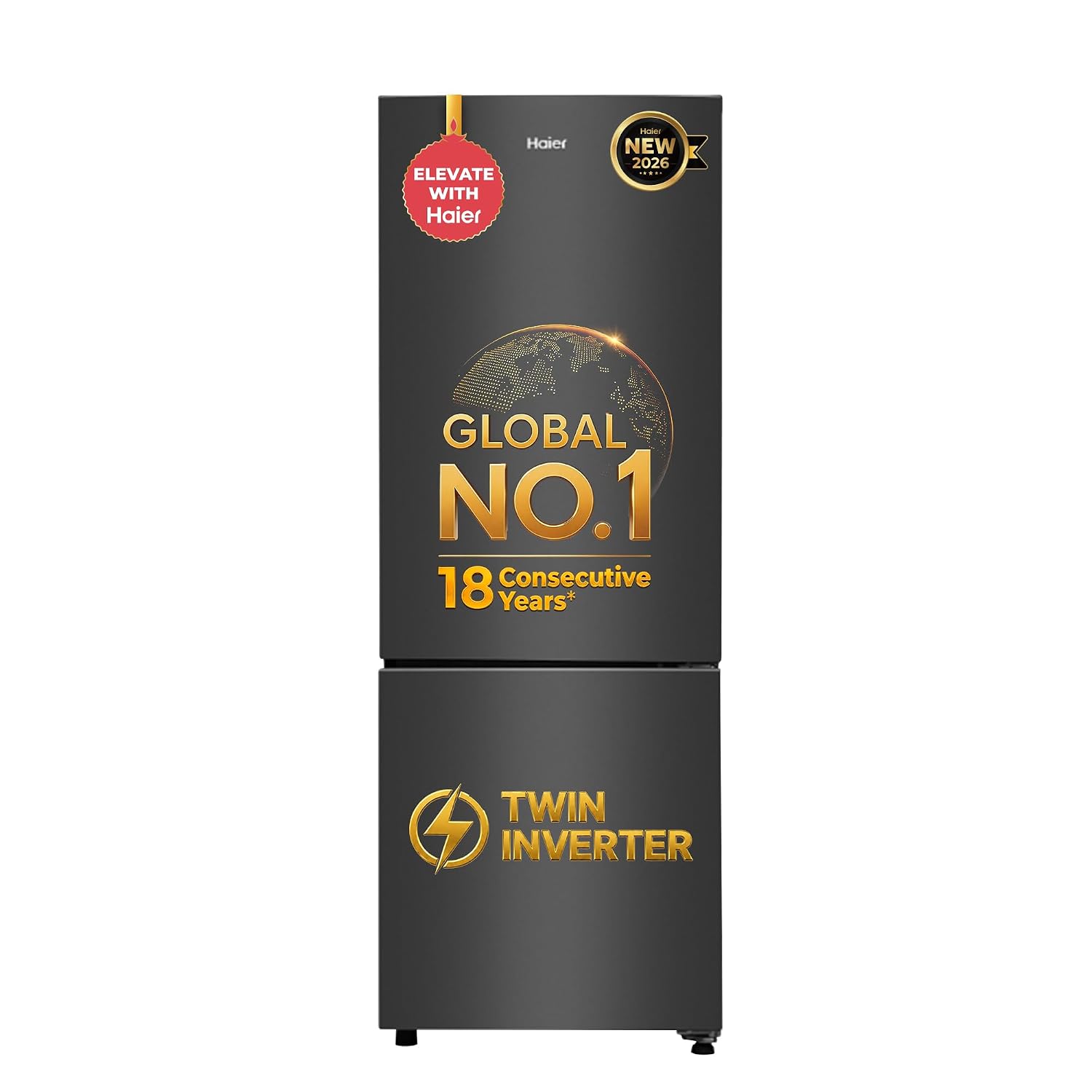 Haier 237 L 2 Star Frost Free Twin Inverter Double Door