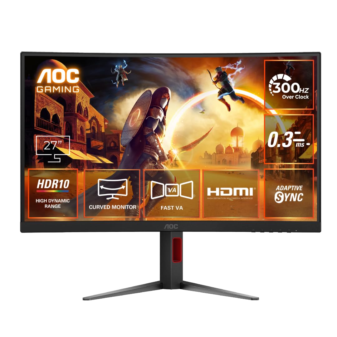 AOC C27G4Z 27″ FHD Curved Monitor