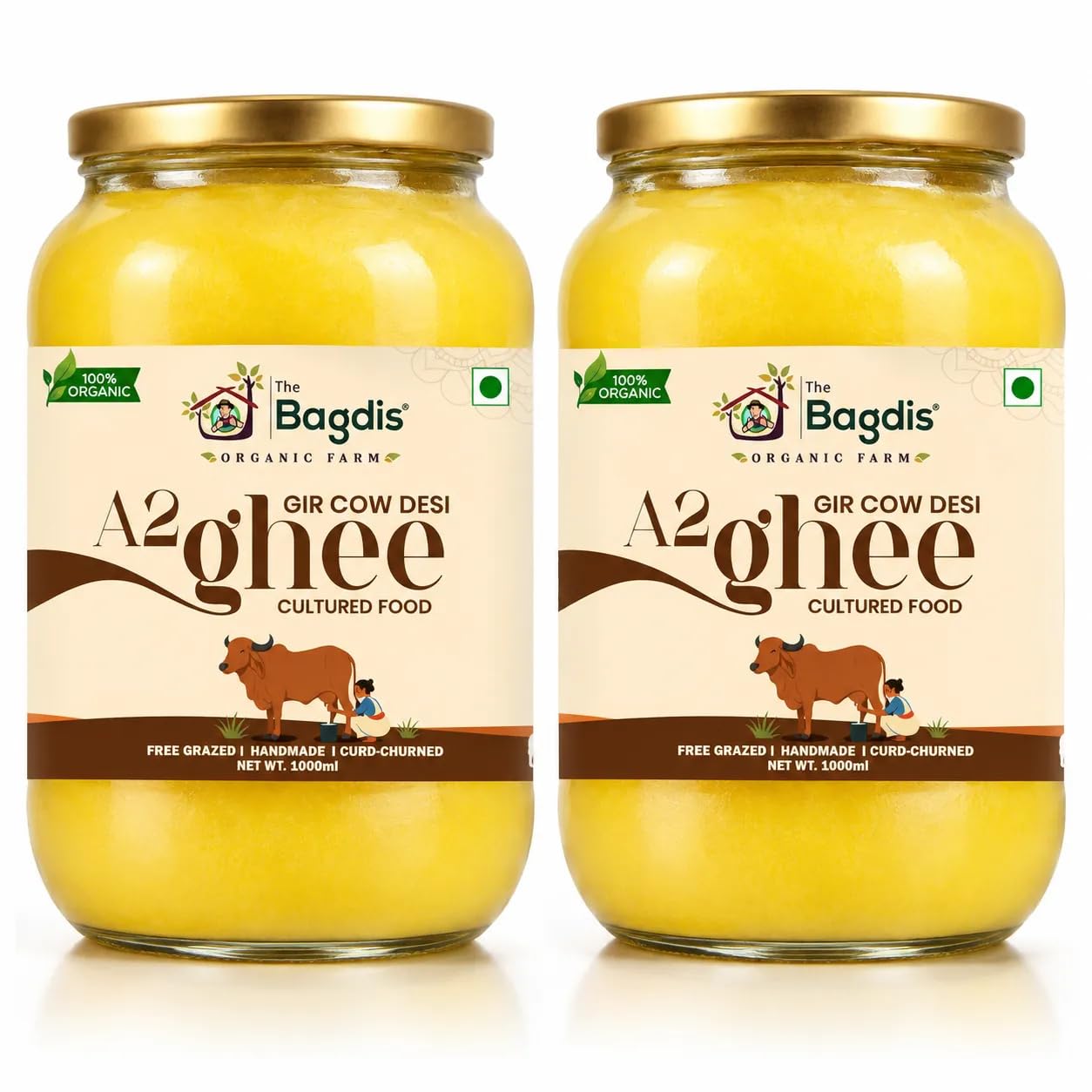The Bagdis Organic A2 Gir Cow Ghee