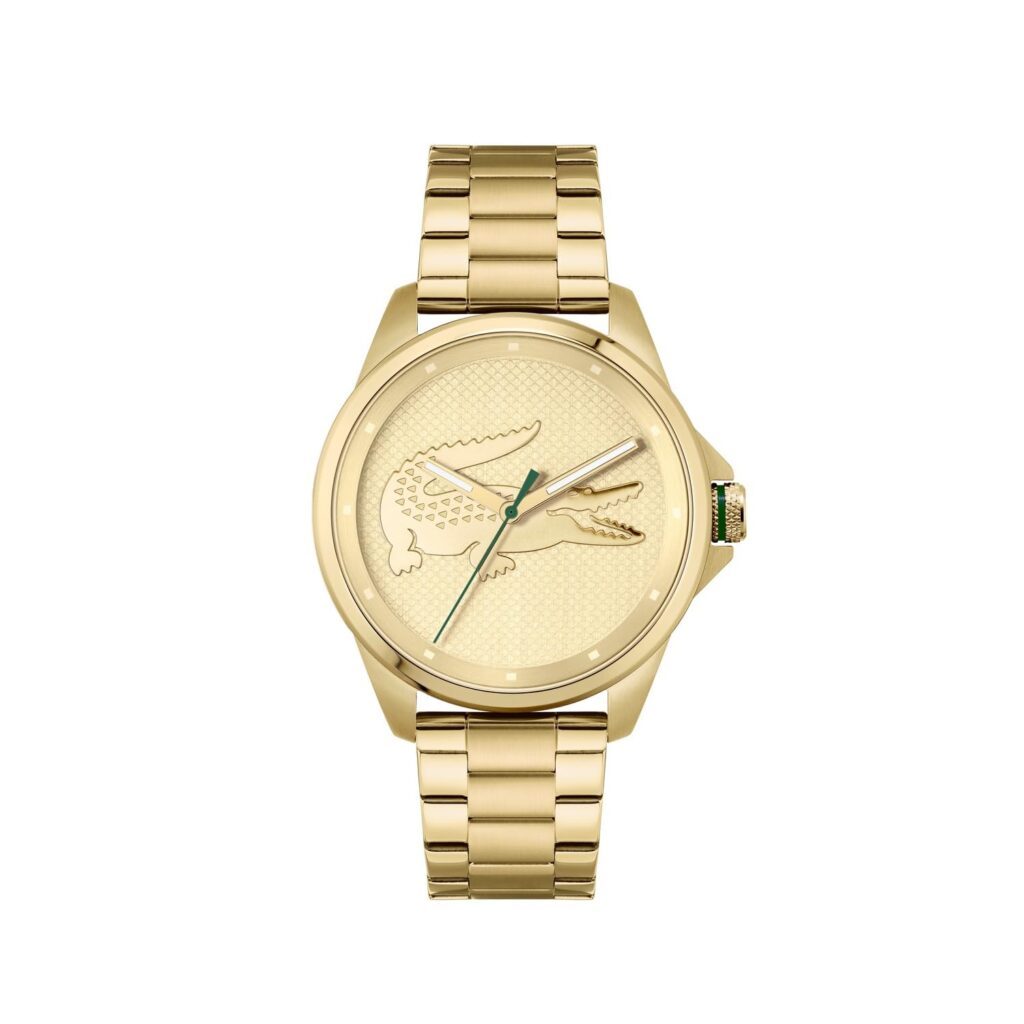 Lacoste Le Croc Qtz Basic Champagne Round Dial Men’s Watch