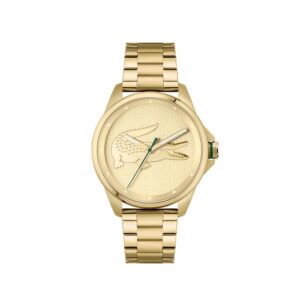 Lacoste Le Croc Qtz Basic Champagne Round Dial Men’s Watch