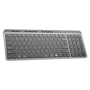iGear KeyFlow 3-Way Connectivity Wireless Keyboard, 2.4GHz + Dual Bluetooth,…