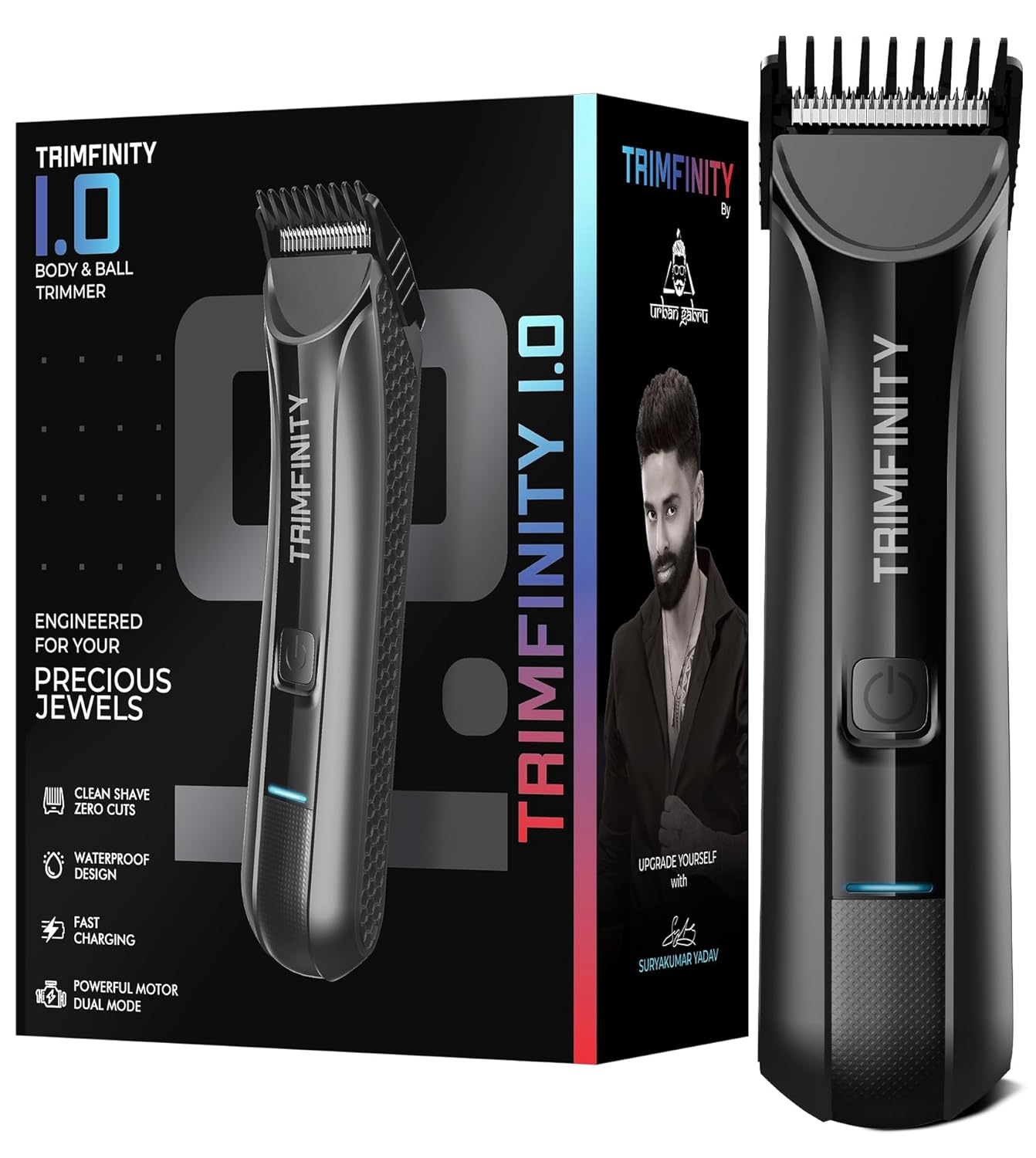 Trimfinity 1.0 Body & Ball Trimmer for Men by UrbanGabru