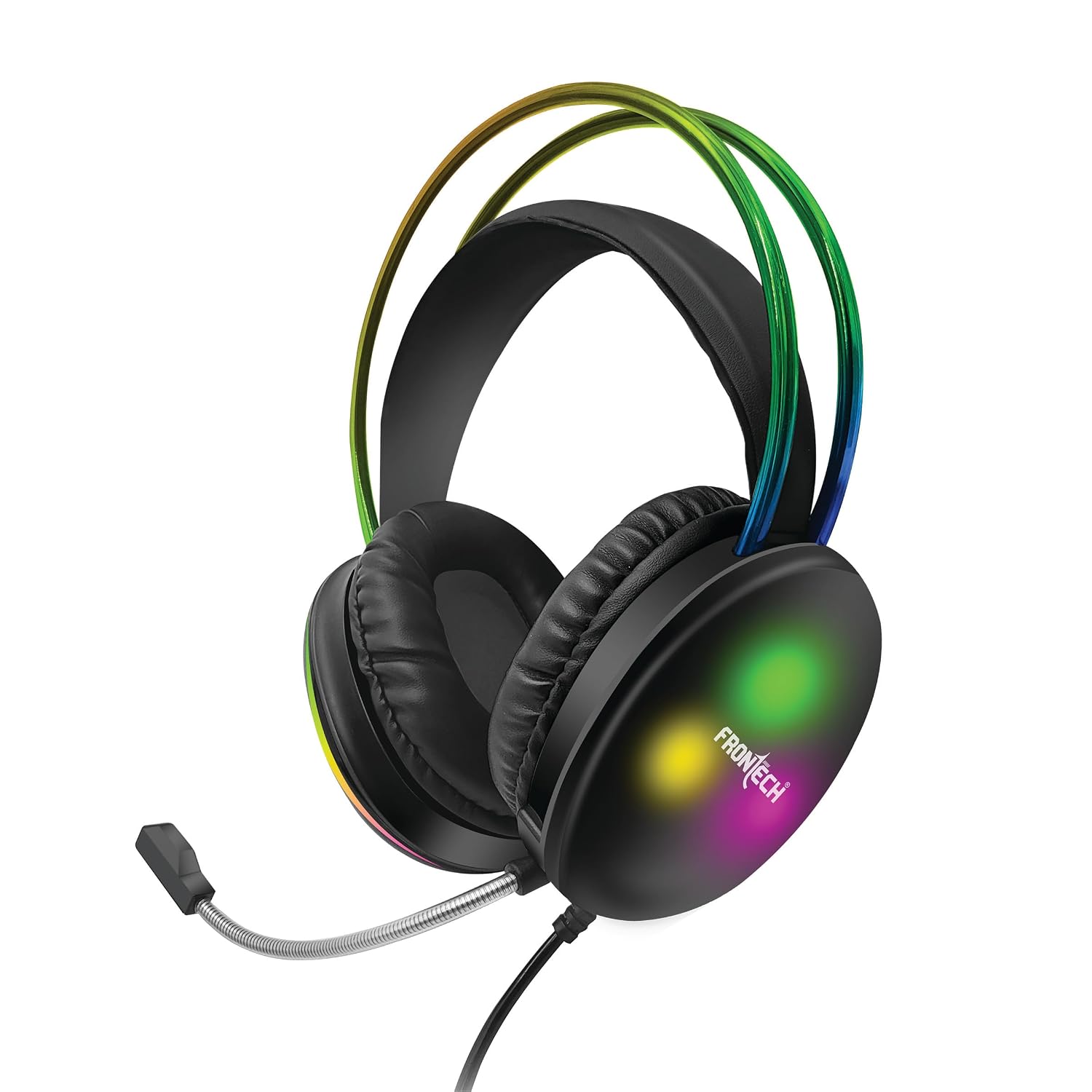 FRONTECH Gaming Headset with RGB Lights