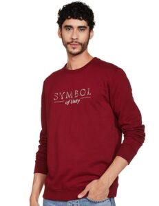 Amazon Brand – Symbol Men’s Crew Neck Sweatshirt
