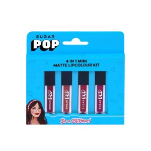 SUGAR POP 4 in 1 Mini Matte Lipcolour Kit