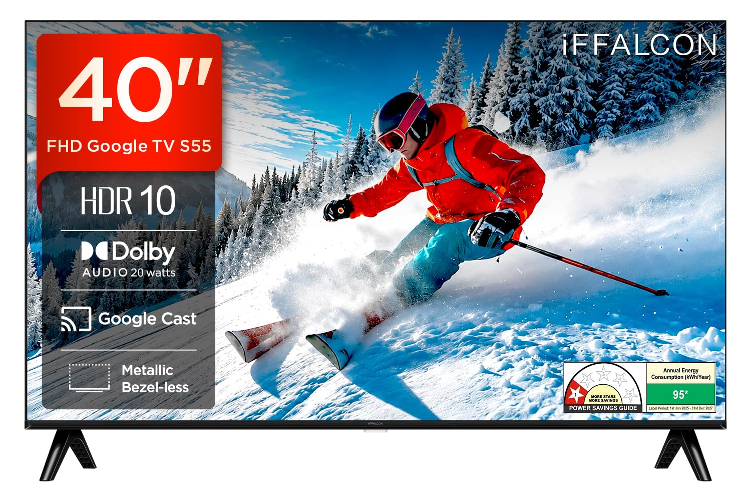 iFFALCON 101 cm (40 inches) FHD Smart Google TV