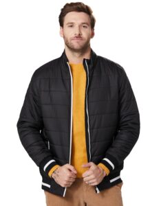 Amazon Brand – Symbol Men’s Bomber Regular Quilted Jacket