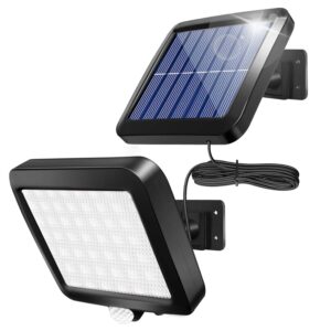 Solar Motion Sensor Wall Light with Remote Control