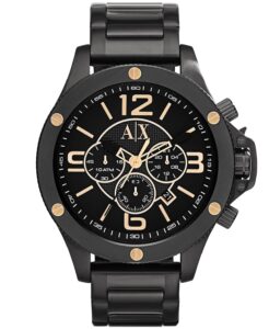 Armani Exchange Wellworn Analog Black Dial Men’s Watch