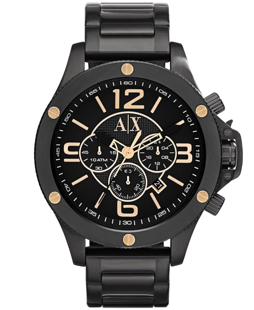 Armani Exchange Wellworn Analog Black Dial Men’s Watch Armani Exchange Wellworn Analog Black Dial Men’s Watch