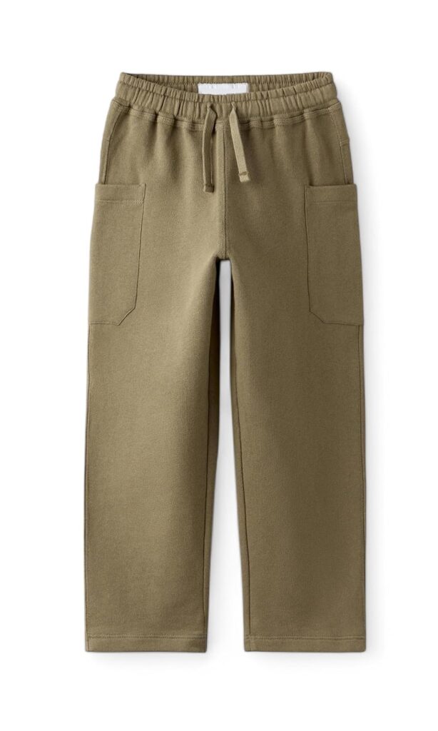 Alan Jones Clothing Boys Regular Mid Rise Solid Plush Pants with Pockets Alan Jones Clothing Boys Regular Mid Rise Solid Plush Pants with Pockets