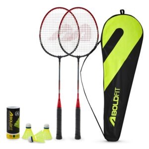 Boldfit Badminton Rackets Aluminium Badminton Racket with Full Cover Bag