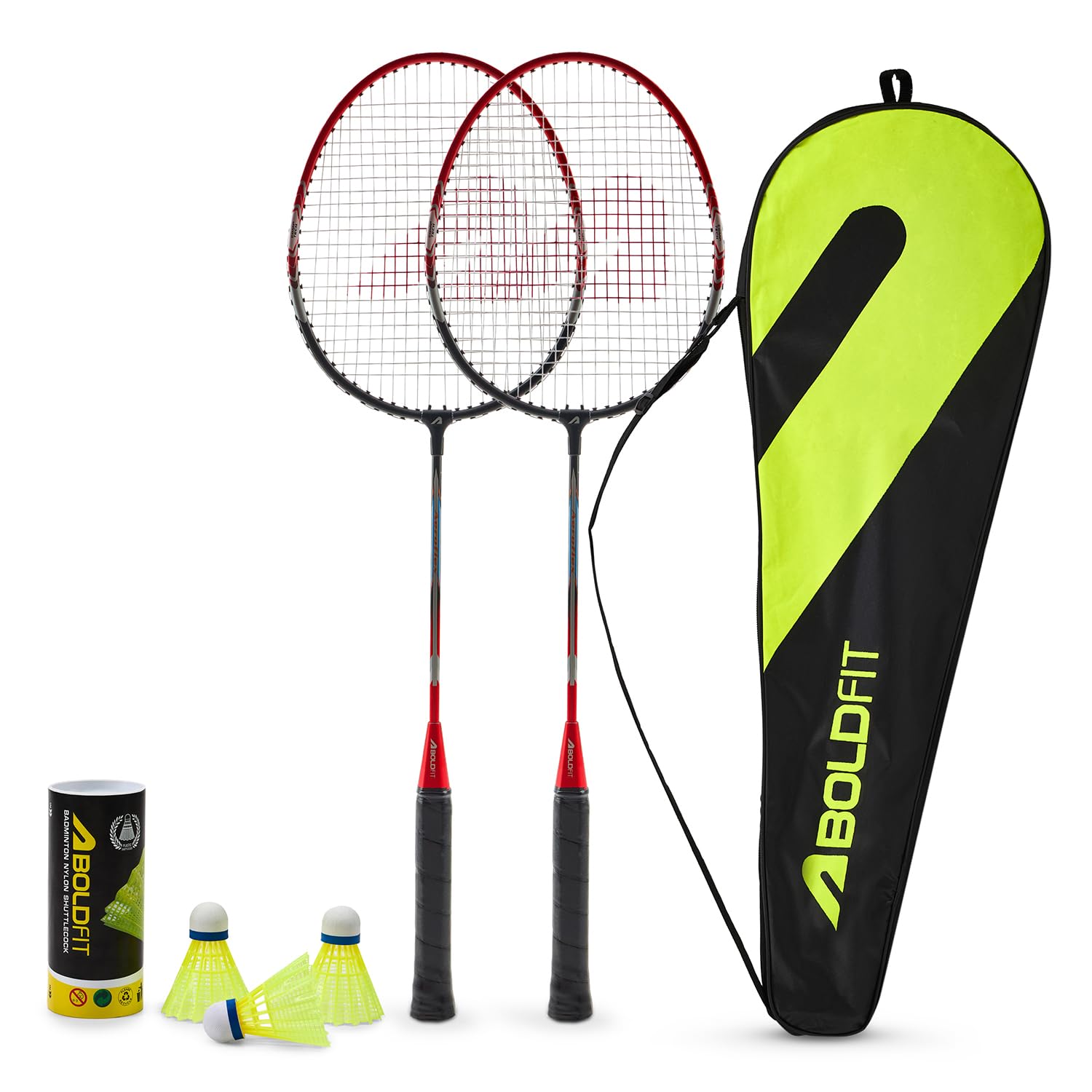 Boldfit Badminton Rackets Aluminium Badminton Racket with Full Cover Bag
