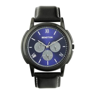 UNITED COLORS OF BENETTON Men Blue Round Dial Analog Watch