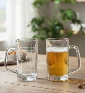 Table & Tale Americano Line 340 ml Beer Mug Set of 4 from Brazil