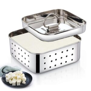 DDecora Stainless Steel Square Paneer Maker Mould Press