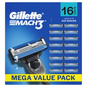 Gillette Mach3, Shaving Blades For Men | 16 Cartridges, Mega