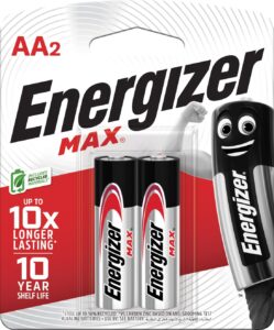 Energizer Max 10X AA2 Size Pack of 2 Battery