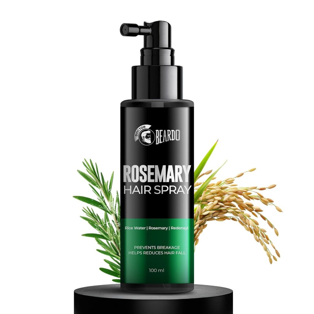 Beardo Rosemary Hair Spray with Redensyl & Rice Water