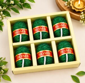 Sutli Bomb Shaped Decorative Candles for Diwali Decoration