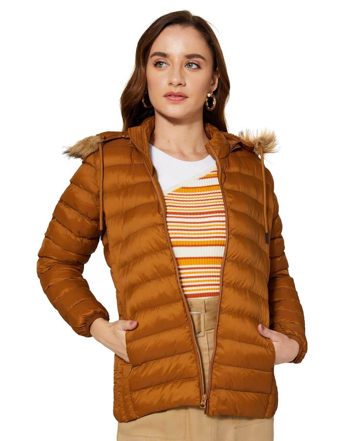 Amazon Brand – Symbol Women’s Regular Quilted Jacket