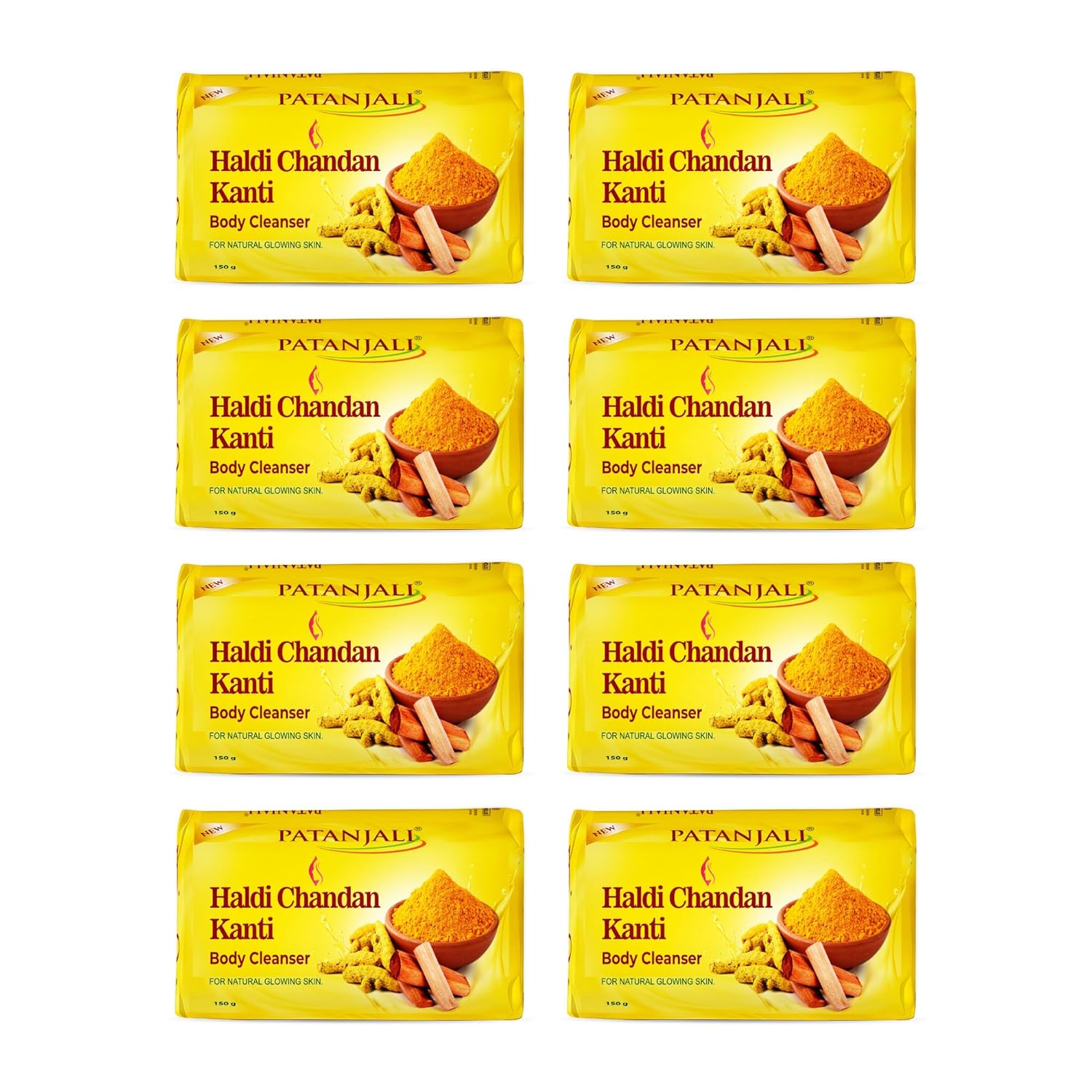 Patanjali Haldi Chandan Kanti Body Cleanser Soap for Men and Women