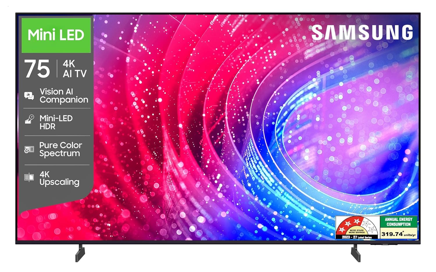 Samsung 75 inch (189cm) Mini LED 4K Vision AI 2026