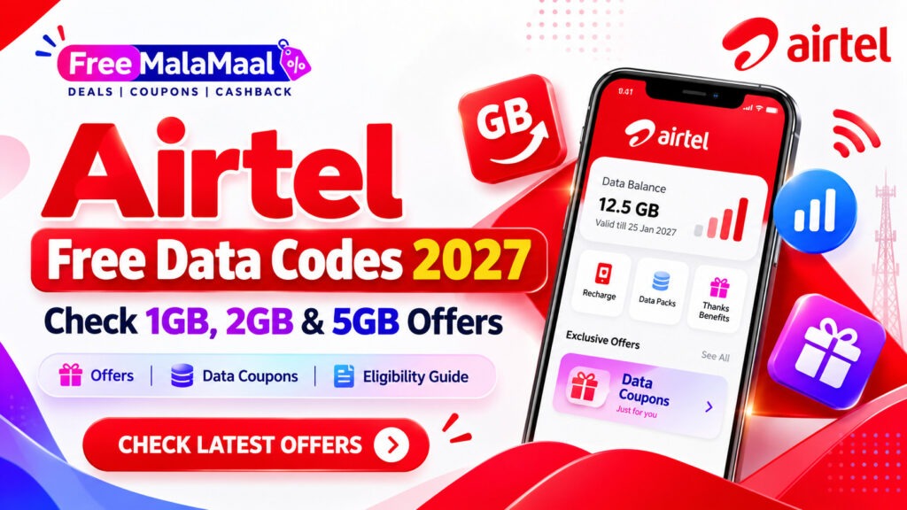 Airtel Free Data Codes in 2027: How to Get Free Data, 1GB, 2GB, 5GB & More