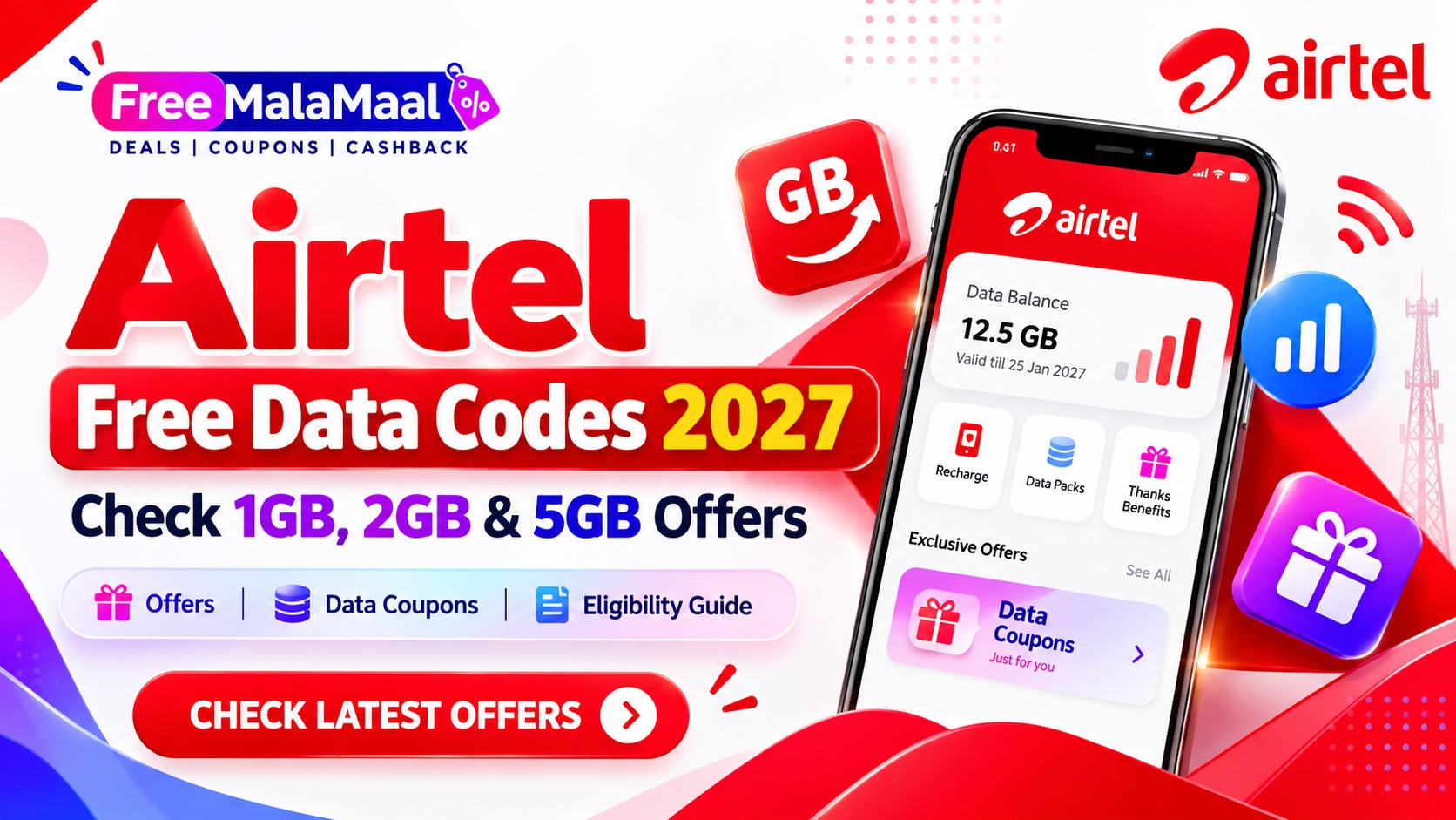 Airtel Free Data Codes in 2027: How to Get Free Data, 1GB, 2GB, 5GB & More